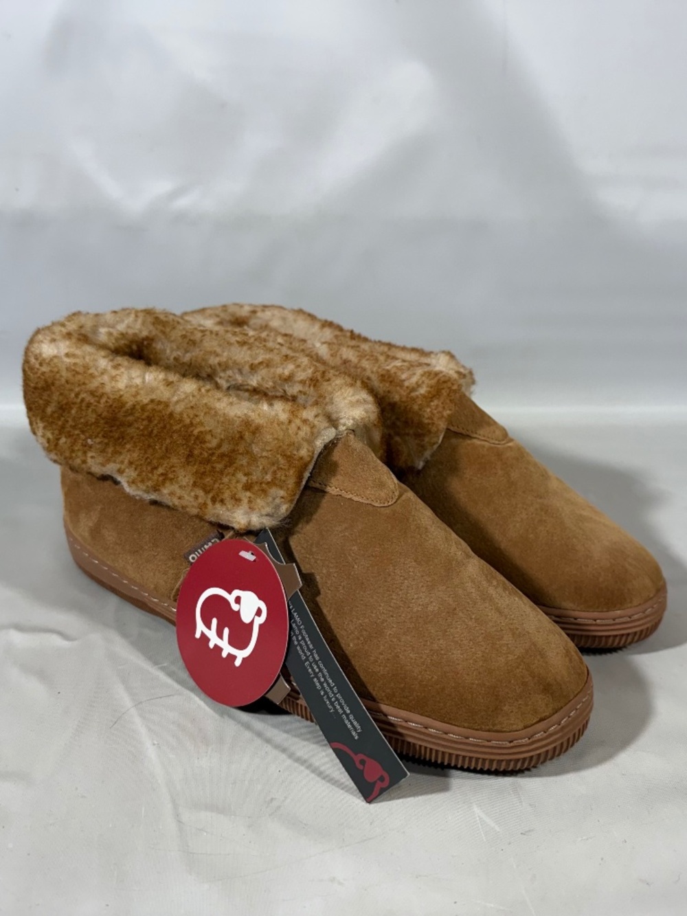 Lamo Chestnut Brown Women's Comfort Shoes Booties Slip Ons Sz 8 New NWT